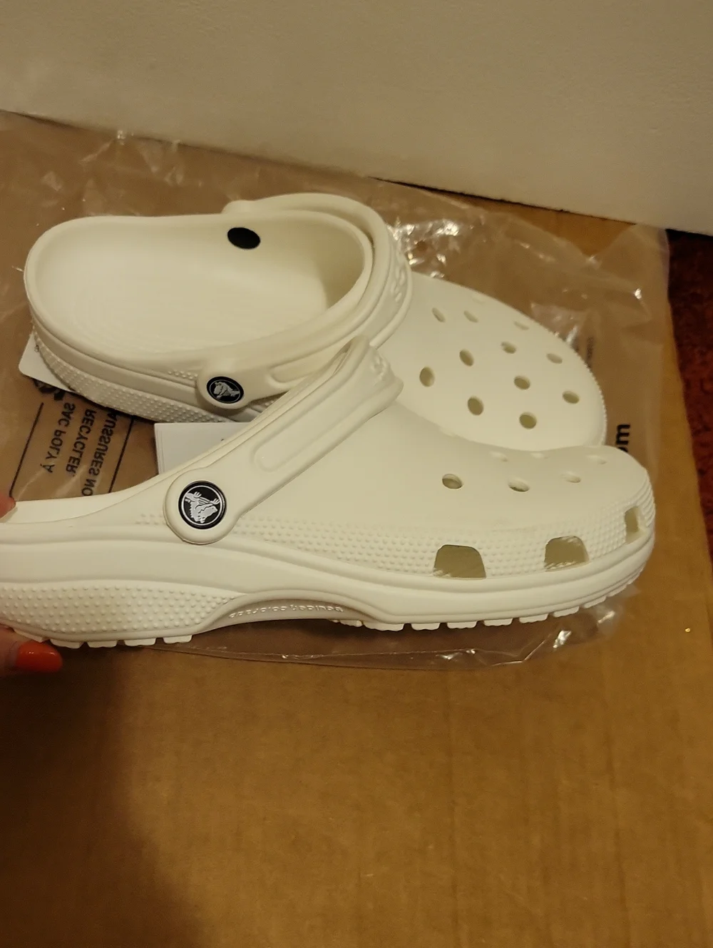 NWT: Crocs Unisex Adult White Classic